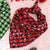 Christmas Dog Bandana Plaid Collar